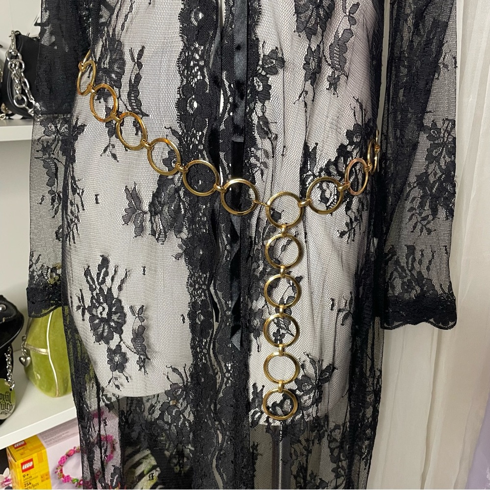 gold chain belt